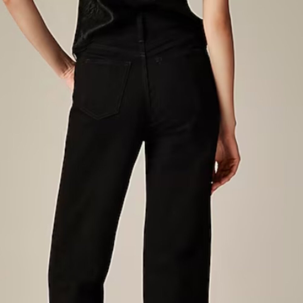 NWT J. Crew Denim black jeans with stretch